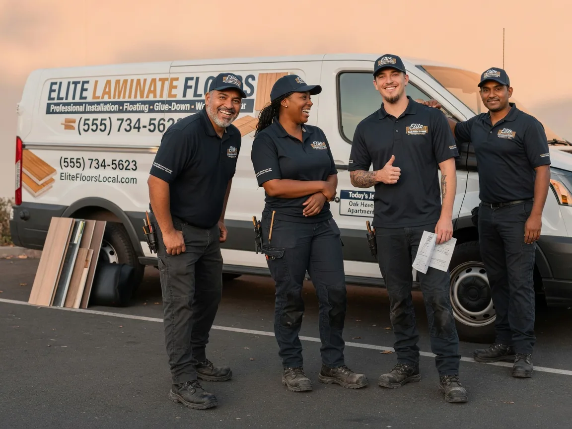 Laminate flooring installation company in Goodrich, ND